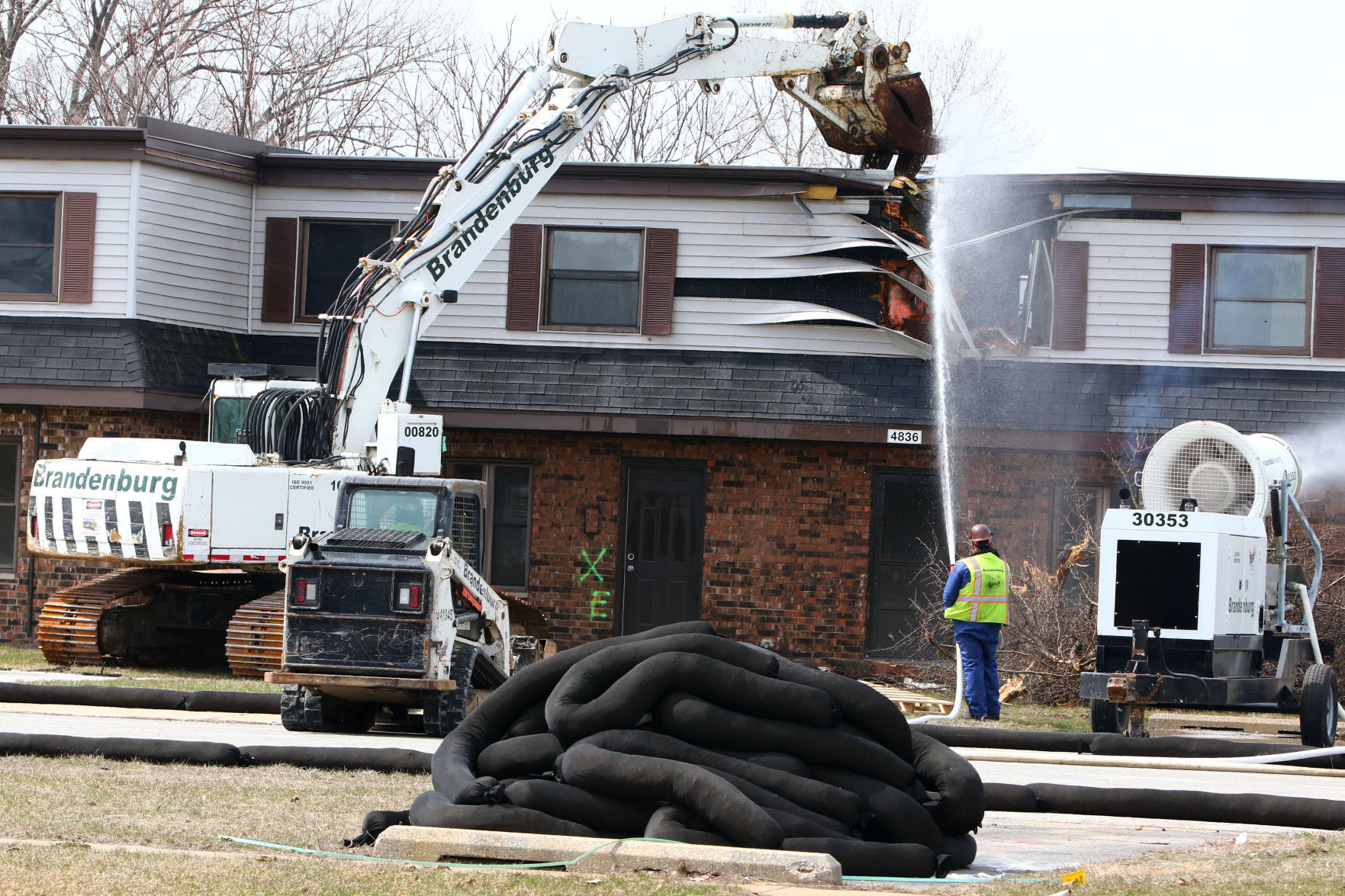 Gallery: Demolition begins on West Calumet Housing Complex